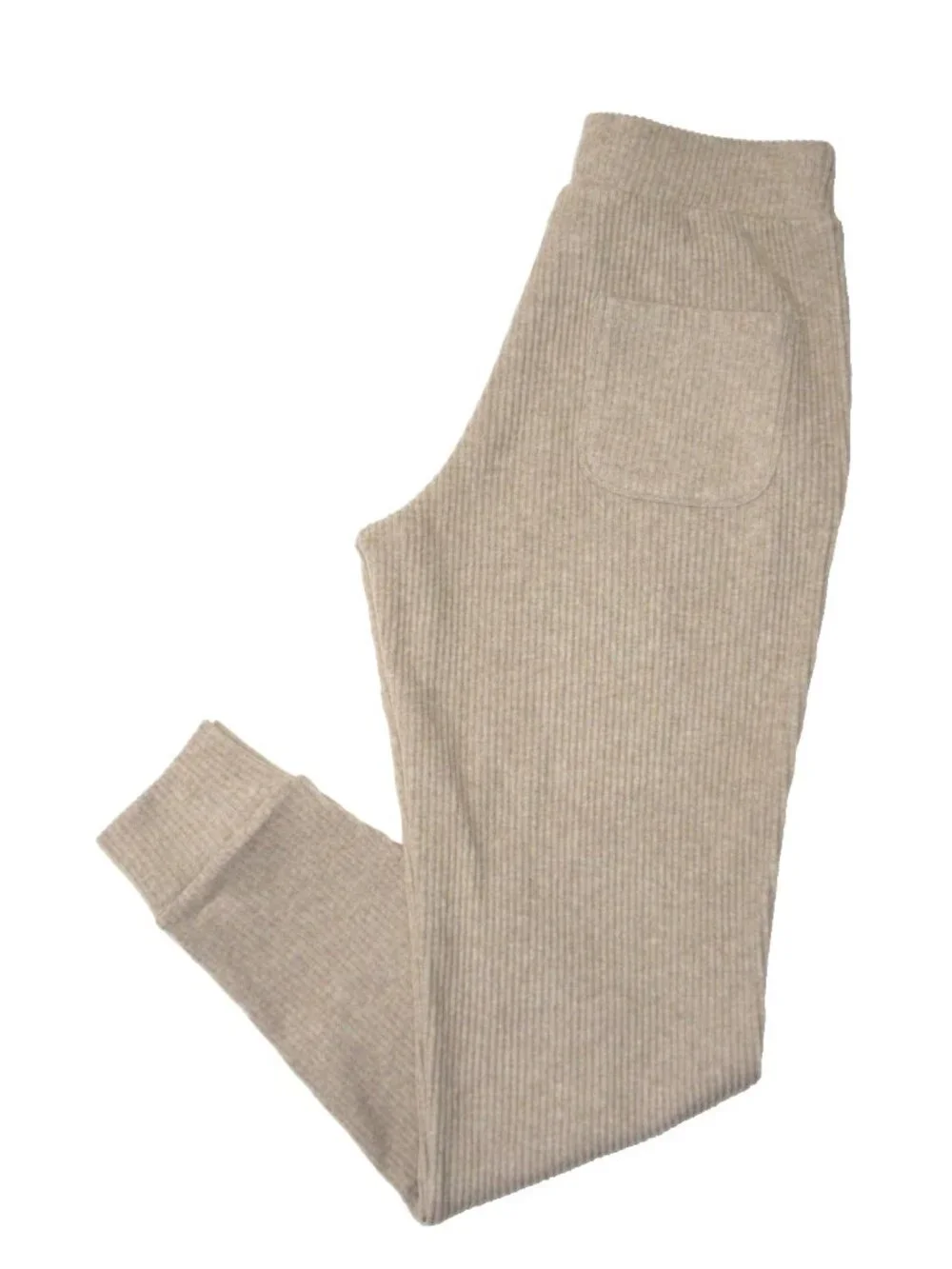 NWT Alo Yoga Muse Sweatpant in Heather Gravel Ribbed Tapered Jogger Pants XXS